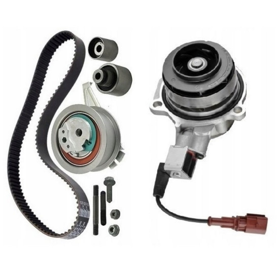 Skoda Rapid 2013-2021 Triger Seti+Elektrikli Devirdaim+V Kayış+V Kayış Bilyası 04L198119A